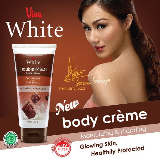 ❤ BELIA ❤ Viva White Body Creme 180g Halal Natural Defense Tropical Bright Lifting Up Double Moist