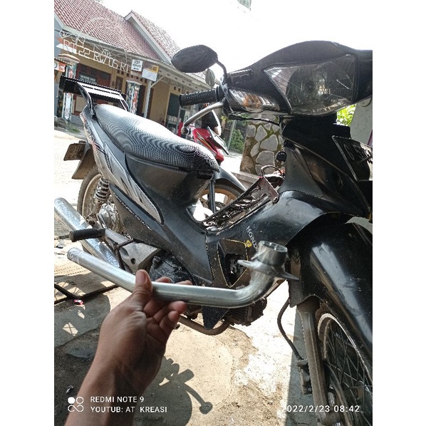 Leheran knalpot fit X fit s supra fit new