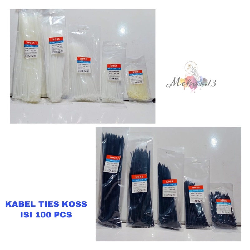 Koss Kabel Tis Nylon isi 100 pcs KOSS/Cable Ties