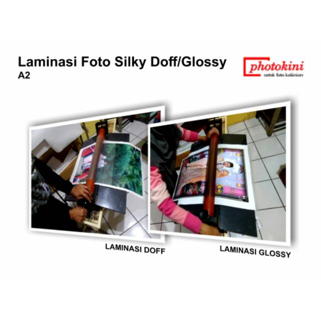 Laminasi Foto Doff/Glossy A2