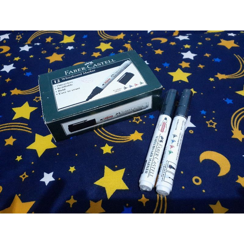

Faber Castell Whiteboard Marker (Spidol papan tulis tidak permanen)