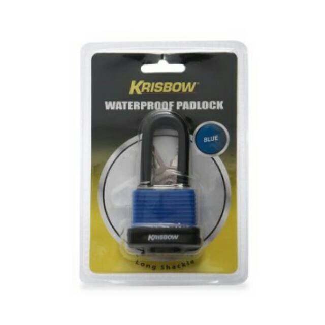Krisbow Gembok Tahan Air 40 Mm - Kunci Gembok Pagar Rumah Dan Motor