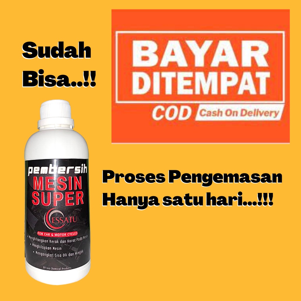Essatu Cairan Pembersih Mesin Super 500ML - Penghilang Kerak, Kotoran, Motor &amp; Mobil/Engine Degreaser