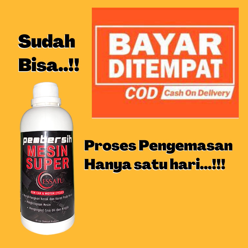 Cairan Pembersih Mesin Super Essatu 250 ML - Penghilang Kerak, Kotoran, Motor &amp; Mobil/Engine Degreaser