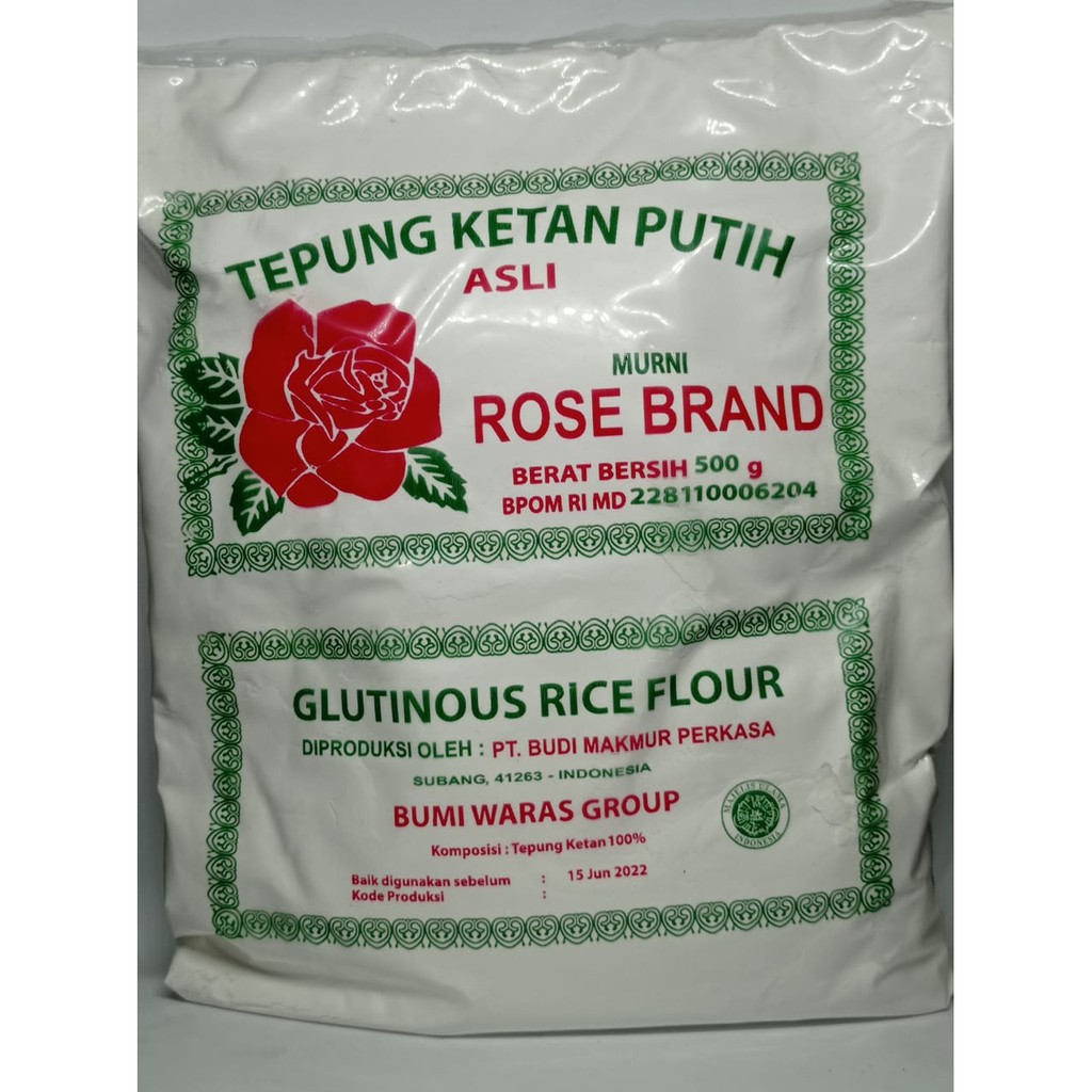 

Tepung Ketan Putih Rosebrand 500gr gram