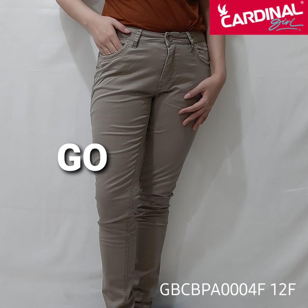 gof L CELANA JEANS CARDINAL Casual Katun Pensil Skinny Fit Celana Panjang Jeans Perempuan