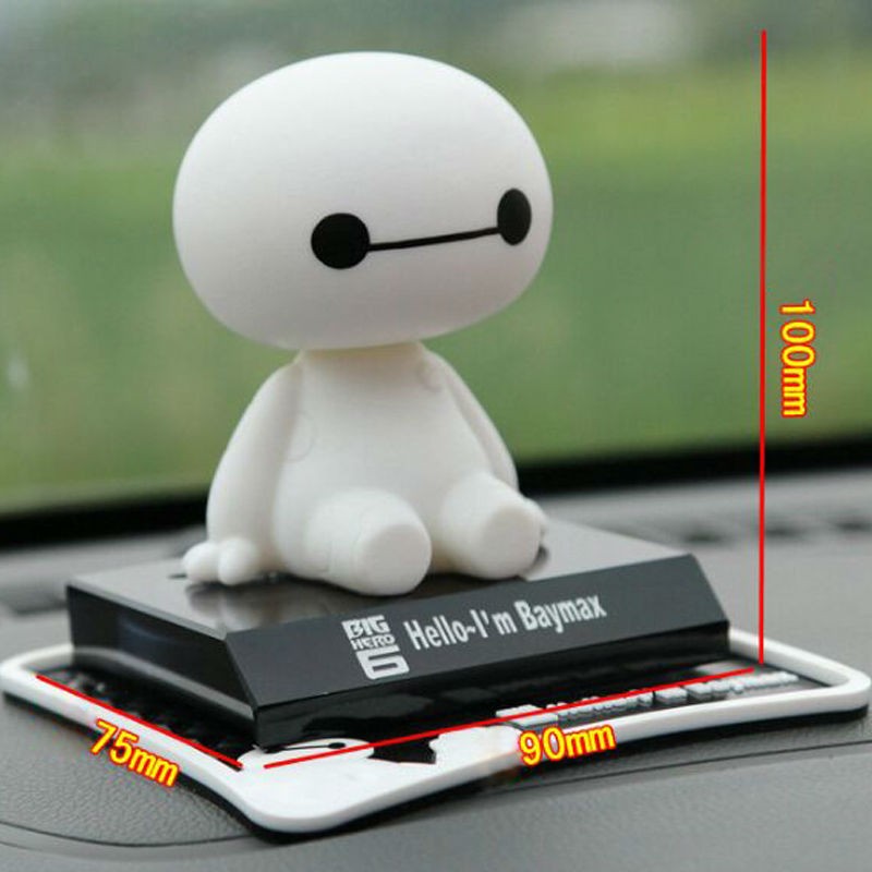 Boneka Pajangan Mobil Baymax Shake Head Toy