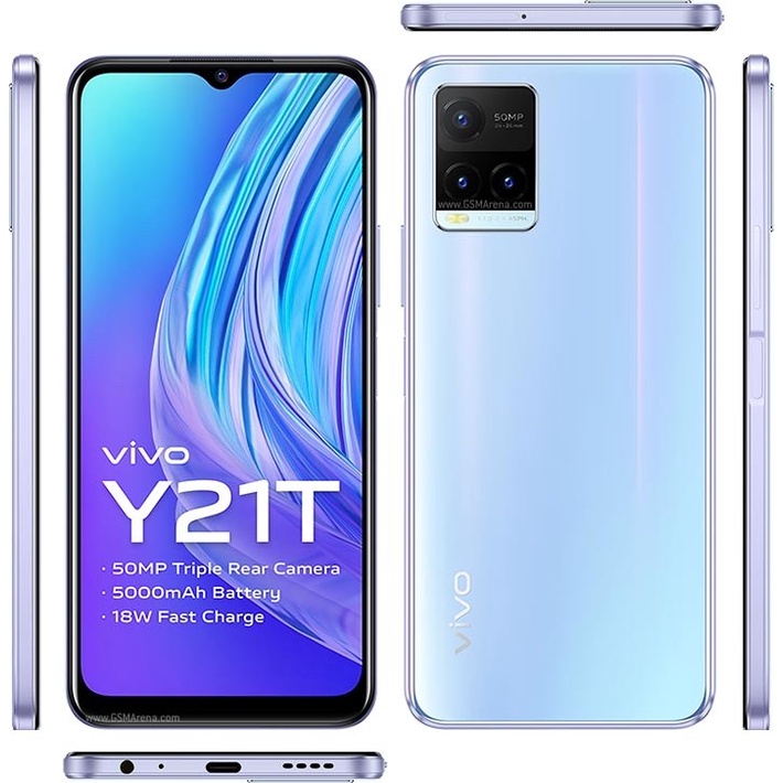 Vivo Y21T 8/128 GB (6+2 Extended RAM) Garansi Resmi
