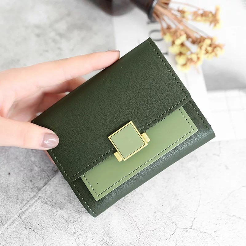 KC151 Dompet Fashion Retro Paragraf Pendek Dompet Wanita Import Real Pict