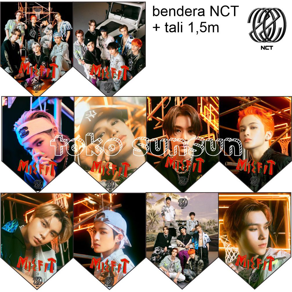 Bendera Gantung NCT Misfit