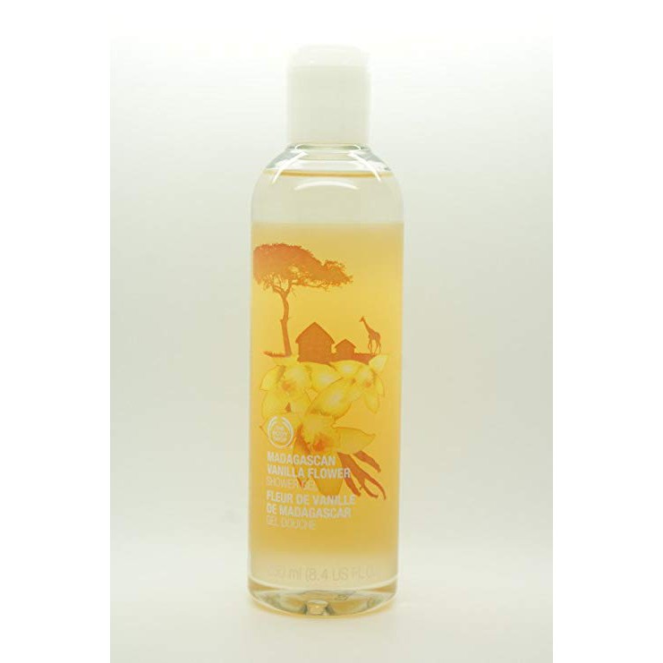 THE BODY SHOP MADAGASCAN VANILLA FLOWER SHOWER GEL 250ML ORIGINAL