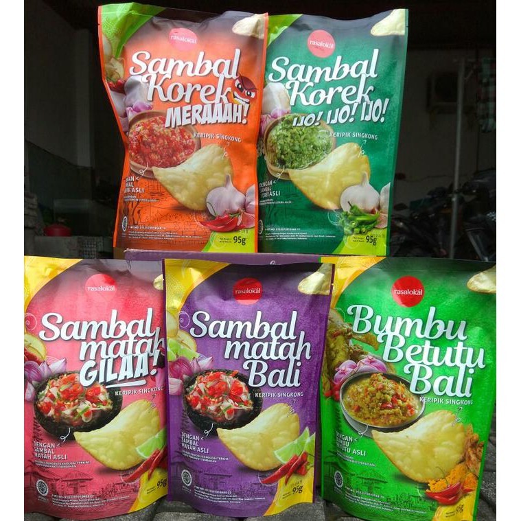 

RASALOKAL KERIPIK SINGKONG SAMBAL MATAH BALI 95 GR | BETUTU RASA LOKAL