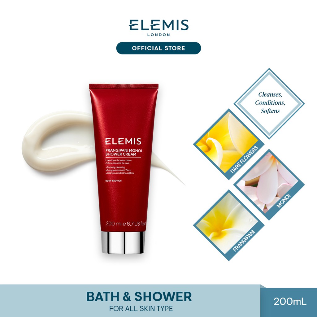 Elemis - Exotic Frangipani Monoi Shower Cream 200ml - Perawatan Tubuh