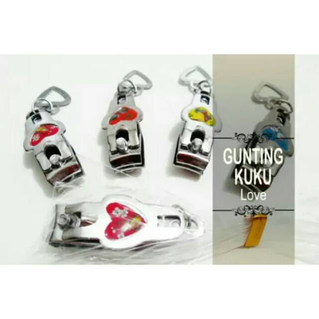 

Souvenir gunting kuku love
