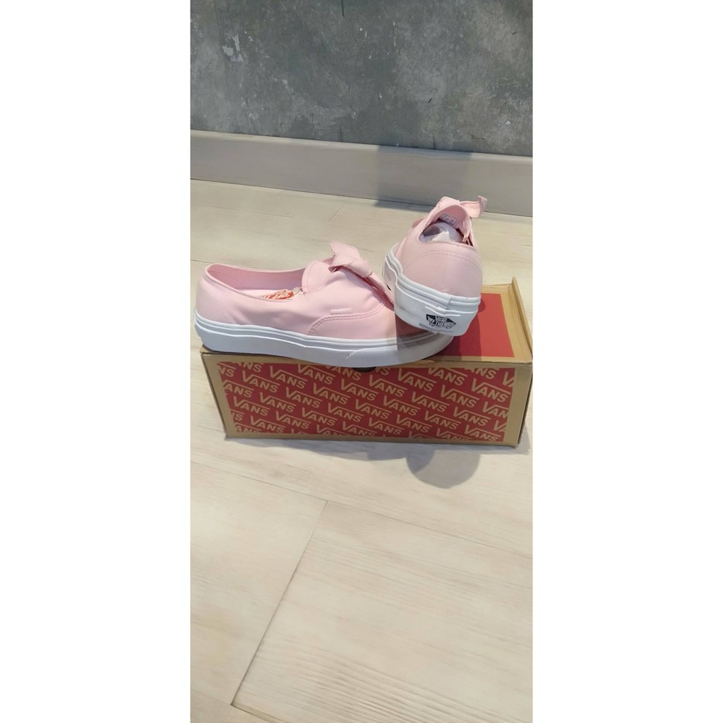 Sepatu Vans Authentic Knotted Pink White