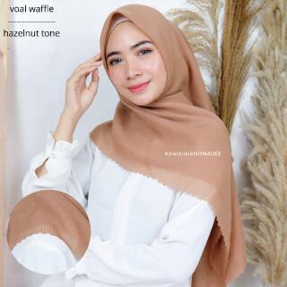  Jilbab  segiempat waffle  square Shopee Indonesia