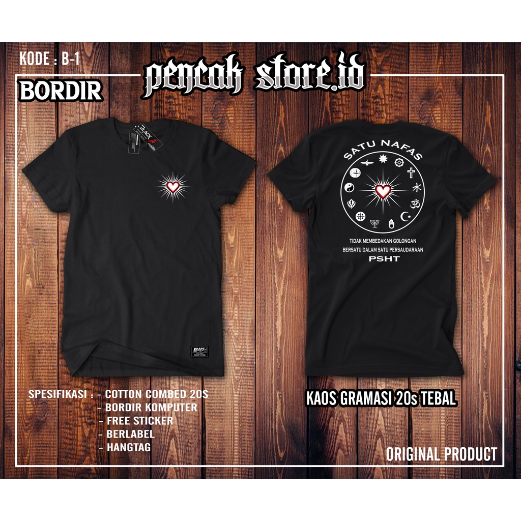 kaos BORDIR PSHT RELIGIUS kaos terbaru kaos murah kaos keren kaos psht berlabel distro