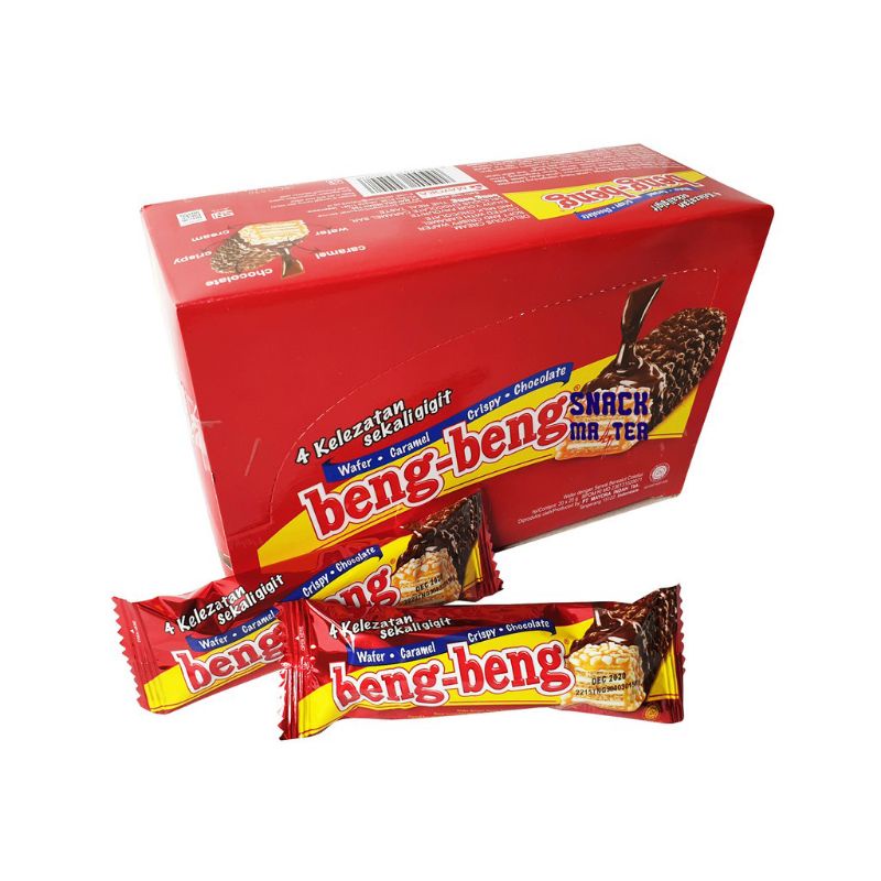 Wafer Coklat Beng - Beng 20 bks @20gr /wafer caramel choco