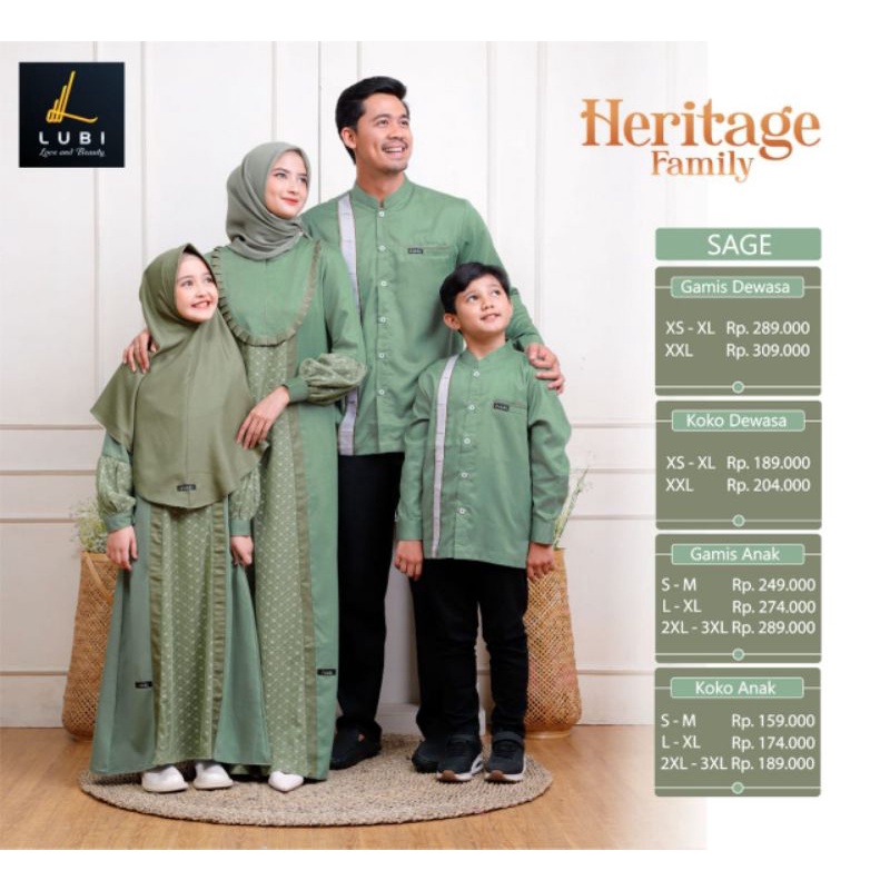 Lubi Sarimbit Heritage Family Sage Sarimbit Lubi Sarimbit Terbaru