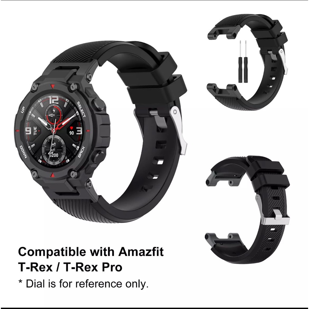 PAKET STRAP T REX 2 TREX 2 PRO KONEKTOR CONNECTOR ADAPTER PENYAMBUNG STRAP FREE TALI JAM XIAOMI AMAZFIT T REX TREX PRO 1 2 ACC JAM