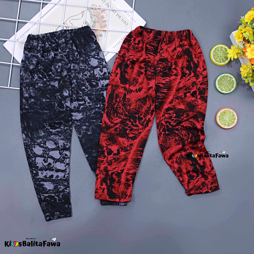 Legging Calvina Bayi 3-12 Bulan / Bahan Kaos Spandek Nyaman Pants Murah Motif Panjang Anak Perempuan