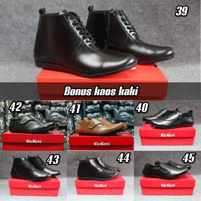 Sepatu Pantofel Pria Slop Formal Kasual Kerja Kantor Tanpa Tali Murah