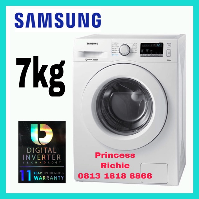 SAMSUNG MESIN CUCI FRONT LOAD WW70J42G0KW/SE 7KG