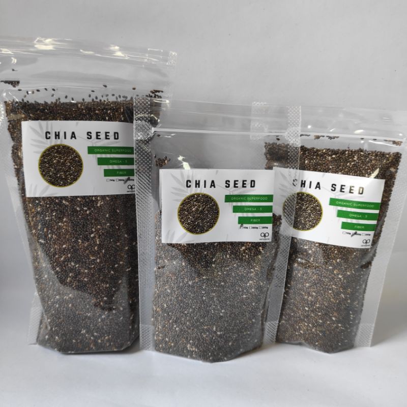 

CHIA SEED ORGANIK 100g - CHIA SEEDS - BLACK CHIA SEED