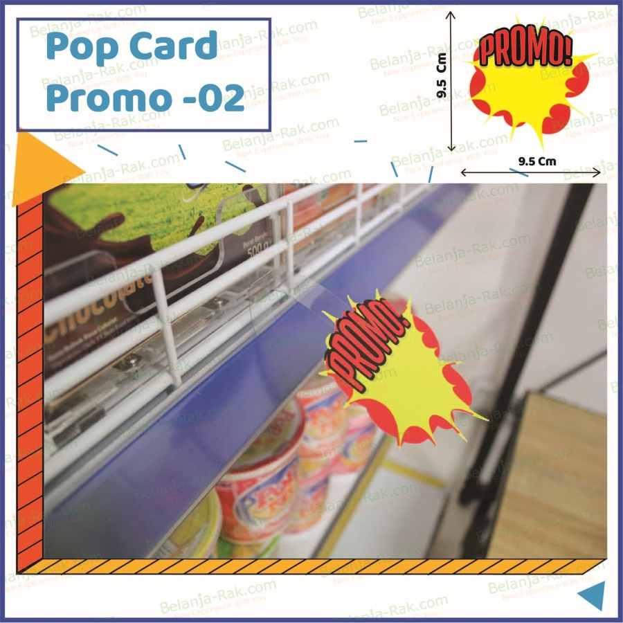 

Pop Card PROMO 02 kertas promo Popcard Kertas 1 Sisi isi 20Pcs