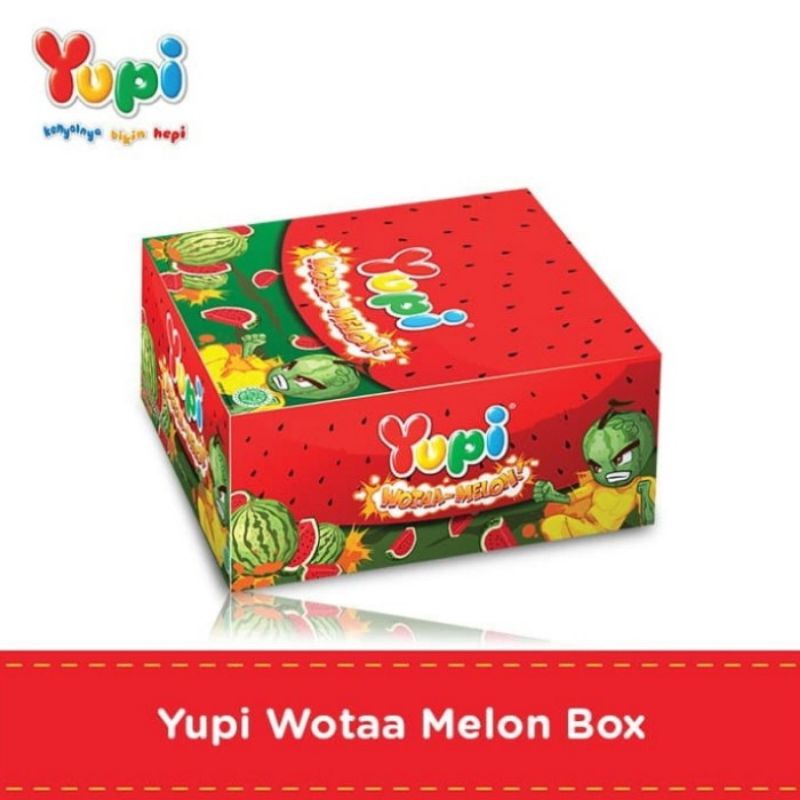 

Yupi Wotaa Melon (1 box isi 24 pcs)