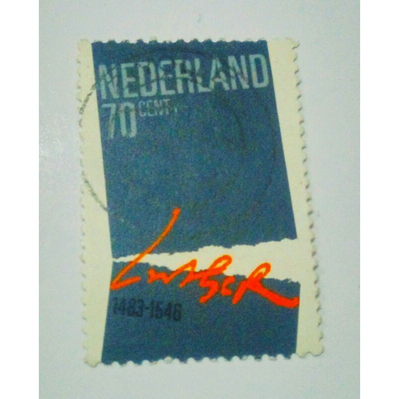 

Perangko Belanda 1983 Peringatan 500 tahun lahirnya Martin Luther