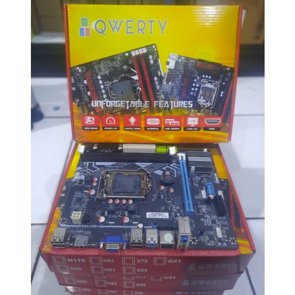 MOTHERBOARD H61 QWERTY NVME / SATA DDR3 USB3 LGA 1155 INTEL I3 I5 I7 HDMI