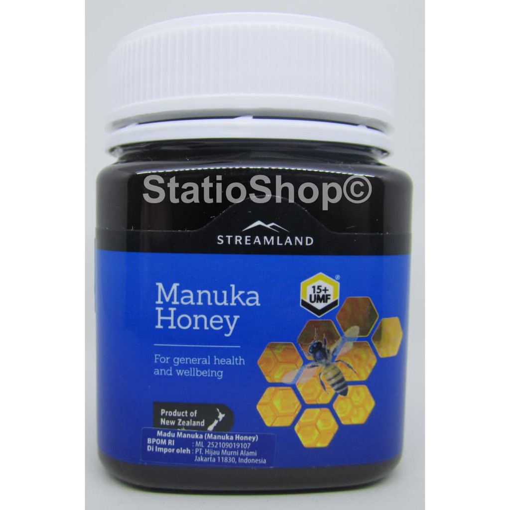 

Madu Streamland Manuka Honey UMF15+ 250 gram Original New Zealand - MMD2025