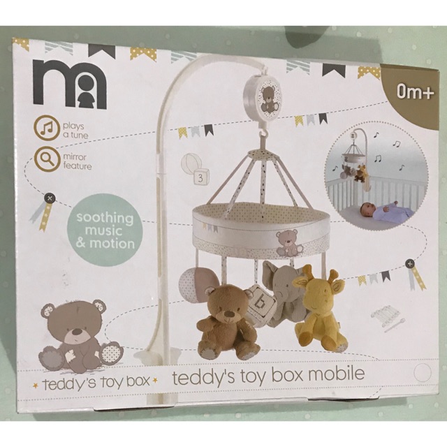preloved - Mothercare teddy's toy box musical mobile