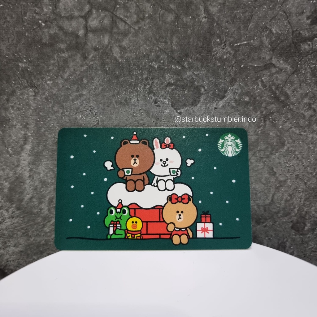 Starbucks x Line Friends Card Kartu Limited Edition Singapore Release