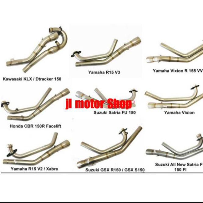 Diskon Pipa Leher Header Leheran Proliner Tr1 Tr2 Gsx Cbr R15V3 Xabre Dll- Hot Sale