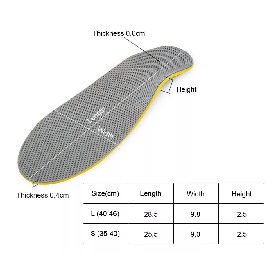 INSOLE SEPATU ARCH SUPPORT ALAS SEPATU OLAHRAGA INSOLE SEPATU PRIA INSOLE SEPATU WANITA ALAS SEPATU BANTALAN KAKI DATAR