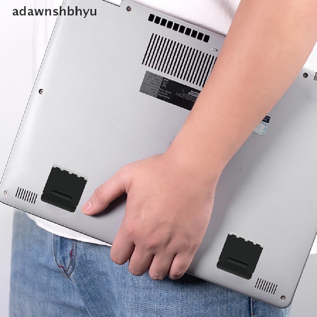 Adawnshbhyu 1pasang Dudukan Rak Pendingin Keyboard Laptop Komputer Riser Portable Macbook Stand