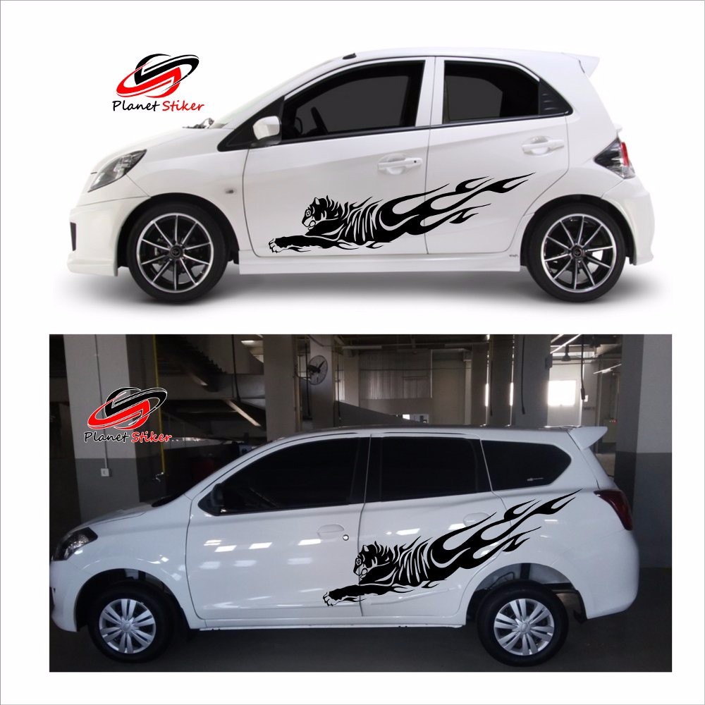 30 Trend Terbaru Desain Stiker Mobil  Tribal  Api Kap Mobil  