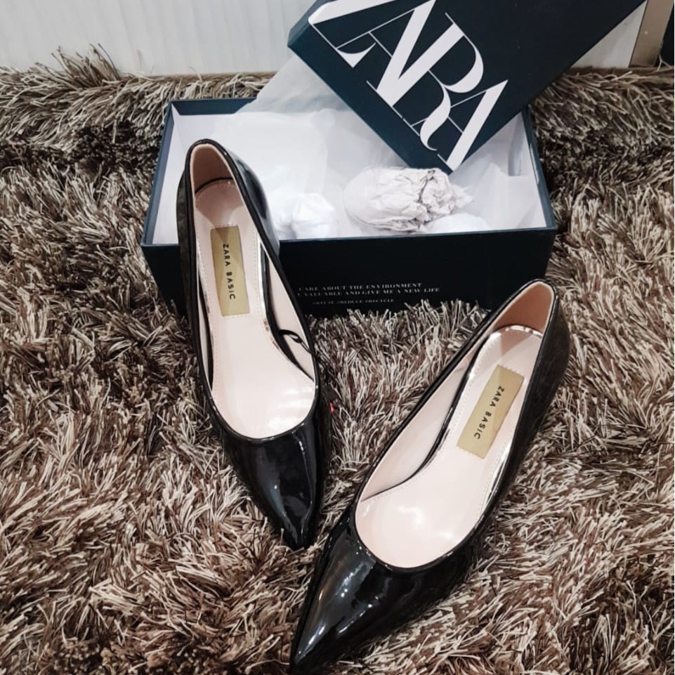 ZR Glossy Plated Basic Heels 68299-1-5