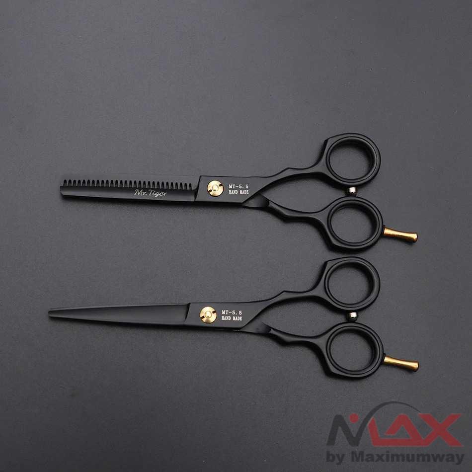 MrTiger [100% ORI] Gunting Rambut 5.5 inch PROFESIONAL Salon &amp; Barbershop Hairdressing Scissors 440C gunting sasak dan potong Sharp Blade Professional Hair Scissors 5.5 6.0 Salon Hair Cutting Shears Barber Scissors Hair Professional Hairdressing Scissors