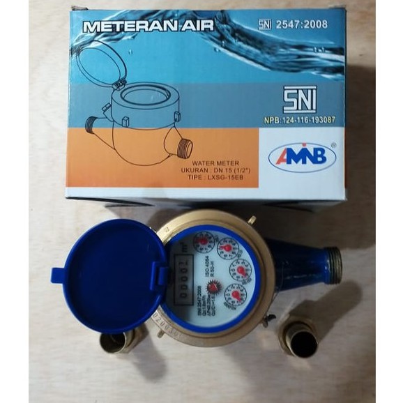 WATER METER SUDAH SNI / METERAN AIR PAM BESI/ METERAN PDAM/METERAN AIR LEDENG PDAM BERKUALITAS/ ALAT UKUR AIR PAM