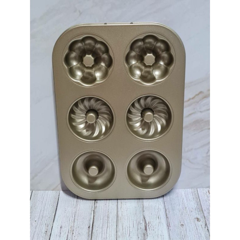 donut mould 6s bake pan / cake baking pan / loyang donat