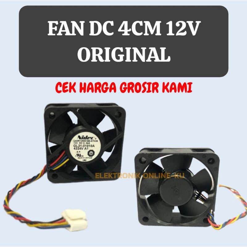 FAN DC 4CM 12V ORIGINAL