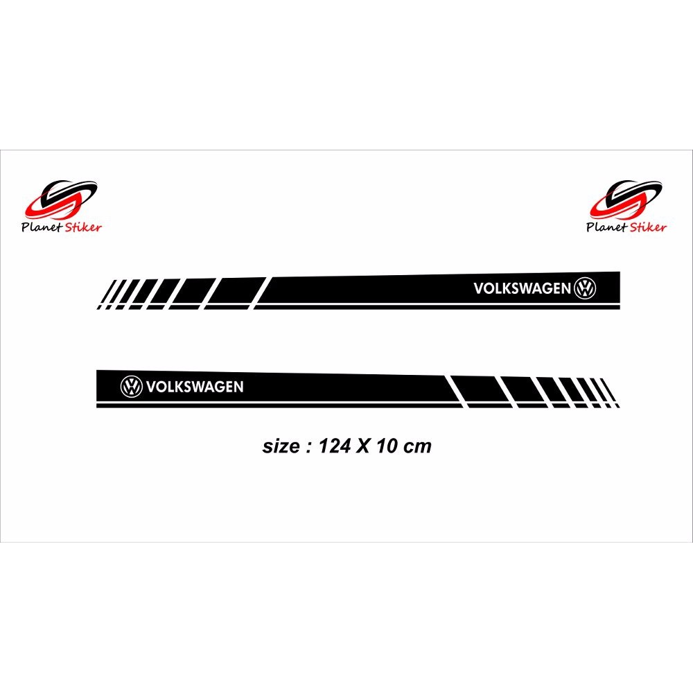 STIKER STICKER MOBIL VOLKSWAGEN VW KODOK LIST STRIPPING CAKEP MURAH KUALITAS MEWAH Shopee Indonesia