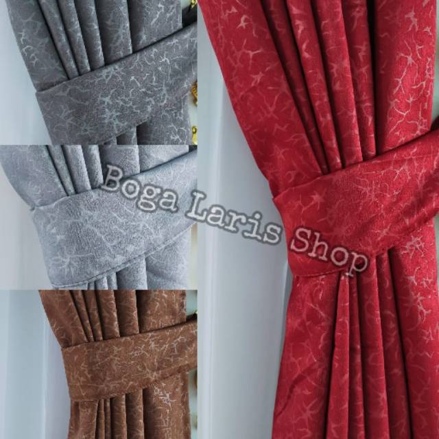 Tirai gorden blackout minimalis polos Abstrak Gorden Murah Bandung