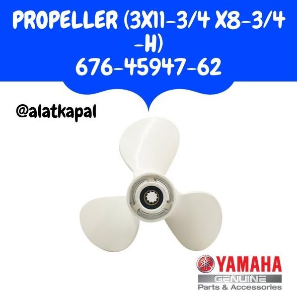 Propeller 6764594762 Untuk Mesin Tempel Yamaha 40Pk 2Tak
