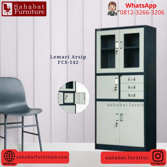 

Lemari Arsip Sekolah Besi Lemari Kantor Filing Cabinet tipe FCS-142 Best Seller