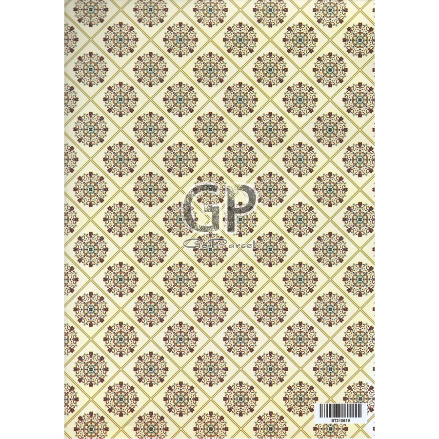 ( 5 Lembar ) KERTAS KADO VL - GIFT WRAP PAPER BATIK AESTHETIC CLASSIC VINTAGE COLORS SUMATRA SULAWESI JAWA