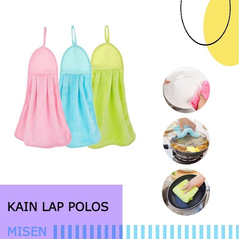Lap Tangan Kain Polos / Kain Lap Tangan / Hand Towel Warna BIRU PASTEL